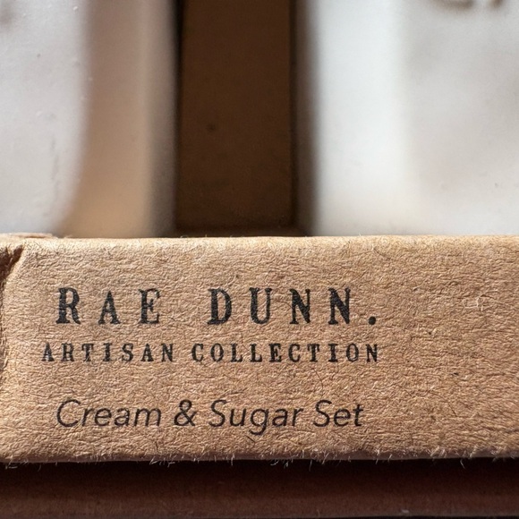 Rae Dunn Artisan White Sugar and Cream Set - Picture 2 of 2